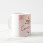自信に満ちた女王 Crowned In Confidence インスピレーション コーヒーマグカップ (正面左)