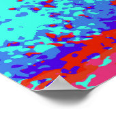 自信に満ちた赤いビキニの女の子のポスター ポスター (角)