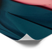 自信のある若い女性のポスター ポスター (角)