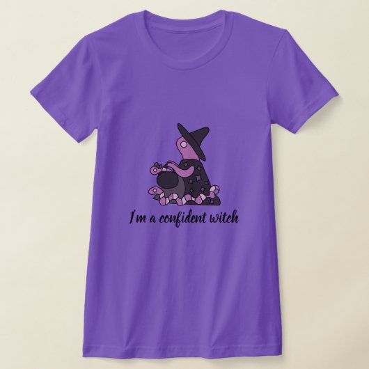 自信のある魔法使い Tシャツ (レイダウン)