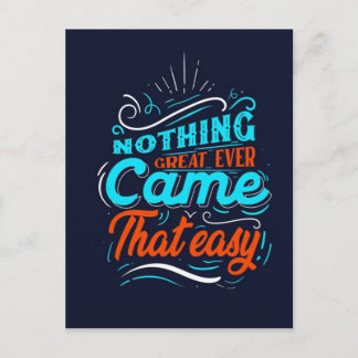 自信のある ポストカード