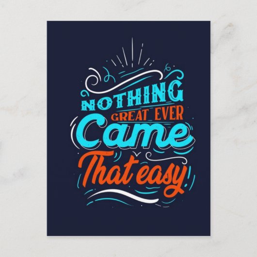 自信のある ポストカード (正面)