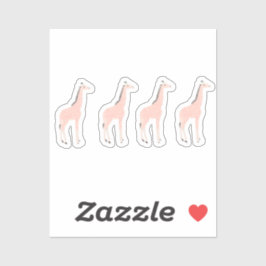 自信のあるGiraffesウォーターボトルシール シール