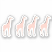 自信のあるGiraffesウォーターボトルシール シール (正面)