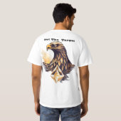 「自信の翼:躍起なる成功」 Tシャツ (裏面フル)