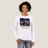 自信はかわいい、同意はさらにクール トライブレンドTシャツ (正面全体)