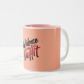 自信は最高の装装だ感動的よ ツートーンマグカップ (正面右)