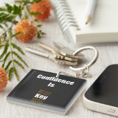 自信は鍵 キーホルダー (正面右)