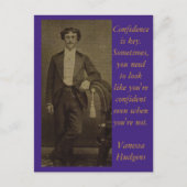 自信は鍵 ポストカード (正面)