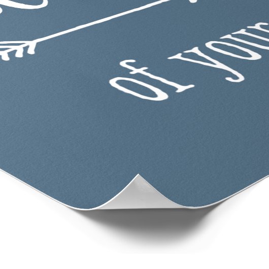 自信やる気を起こさせるを持って夢を見る ポスター (角)