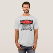 自信をくれる名言の面白いTシャツ Tシャツ (正面フル)