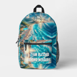 自信を使用して探索:賛美戻スタイリッシュる プリントバックパック