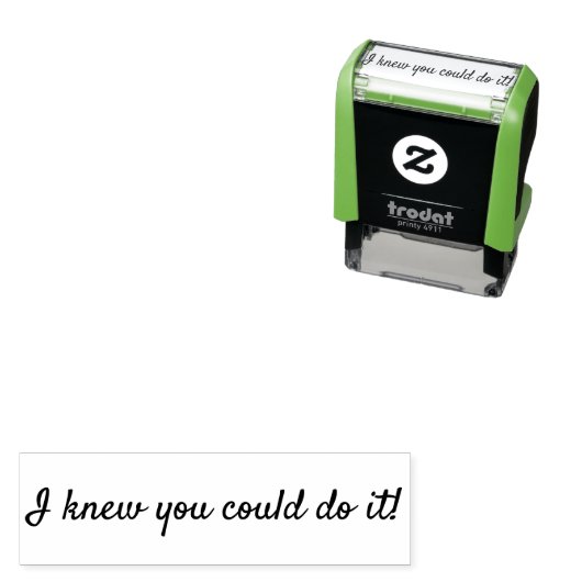 自信を持って励ましの先生格付け セルフインキングスタンプ (インサイチュ)