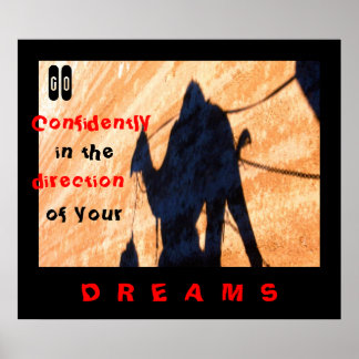 自信を持って方向に移動… ポスター