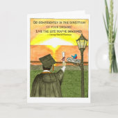 自信を持って日の出を卒業する カード (正面)