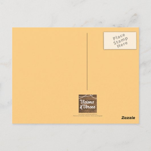 自信を持って日の出を卒業する ポストカード (裏面)