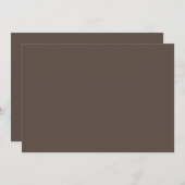 自信を持って茶色スタイリッシュの壁に向かって シーズンカード (正面/裏面)