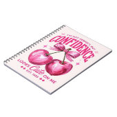 自信を持って、オリジナルのスパイラルノートでスタイル良く書き留めよう！✨ 学校での使用や日記、計画、 ノートブック (左側)