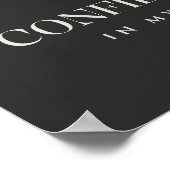 自信インマイソウルコーヒーマグタイポグラフィ ポスター (角)