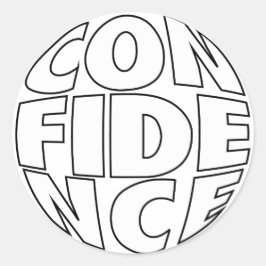 自信デザイン#025 ラウンドシール