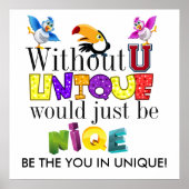自信ユニークのあるポスター ポスター (正面)