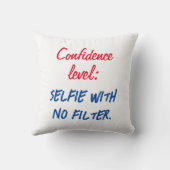 自信レベル:フィルタのないセルフィー クッション (裏面)