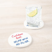 自信レベル：フィルタのないセルフィー コースター (側面)