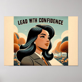 自信付きリード感動的：ポスター ポスター