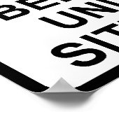 自信引用文ことわざポスター署名プリント ポスター (角)