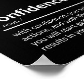 自信引用文 ポスター (角)