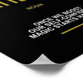 自信感動的引用文 ポスター (角)