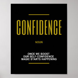 自信感動的引用文 ポスター