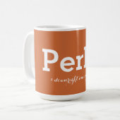 自信満々及び率直に迷惑 コーヒーマグカップ (正面左)