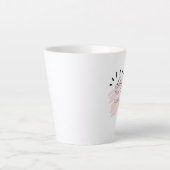 自信素晴らしが見える！コーヒ前向きー茶 カフェラテマグ (正面)