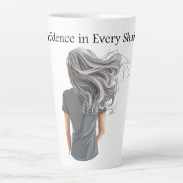 自信 カフェラテマグ