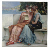 自信(キャンバスの油) タイル (正面)