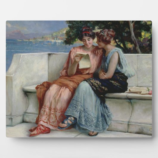 自信(キャンバス上の油) フォトプラーク (正面)