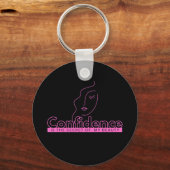 自信 キーホルダー (正面)