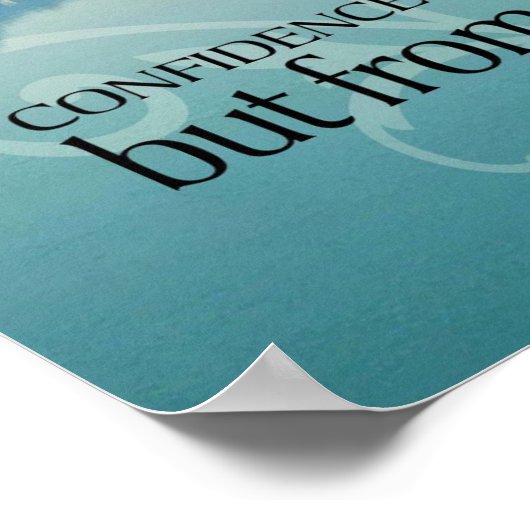 自信 ポスター (角)