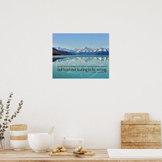 自信 ポスター (キッチン)