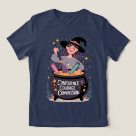 自信、勇気、思いやりの魔法を高める トライブレンドTシャツ