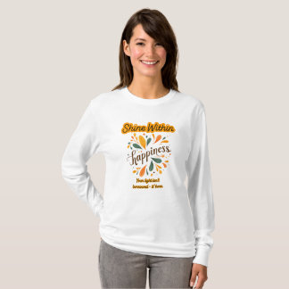 自信, 幸せ, テキスト, インスピレーション Tシャツ