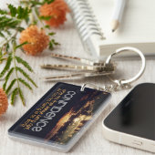 「自信」感動的引用文 キーホルダー (正面右)