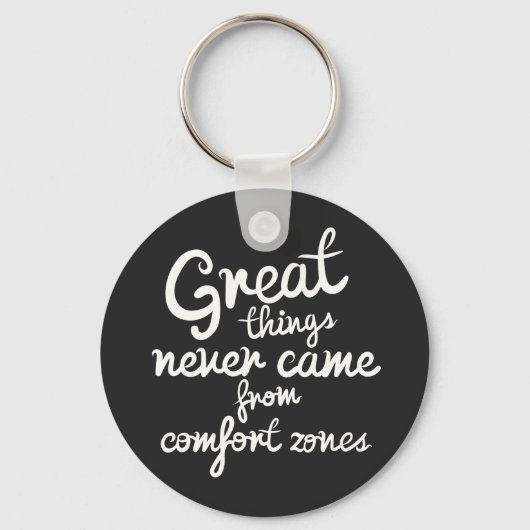 自信、成功、ゴールの態度やる気を起こさせる キーホルダー (正面)