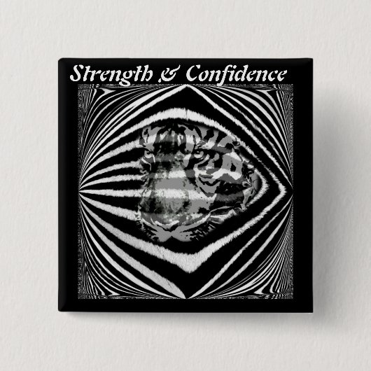 自信_ 缶バッジ (正面)