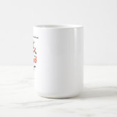 「自信：言語話I感動的」 コーヒーマグカップ (中央)