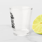 自分おもしろいでは扱えない性格の態度 ショットグラス (右)