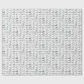 自分おもしろいのパターンを色付け ラッピングペーパー (フラット)