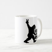 自分おもしろいの中でビグフ信じトI コーヒーマグカップ (正面右)