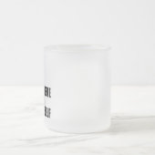 自分おもしろいの中でビグフ信じトI フロストグラスマグカップ (中央)